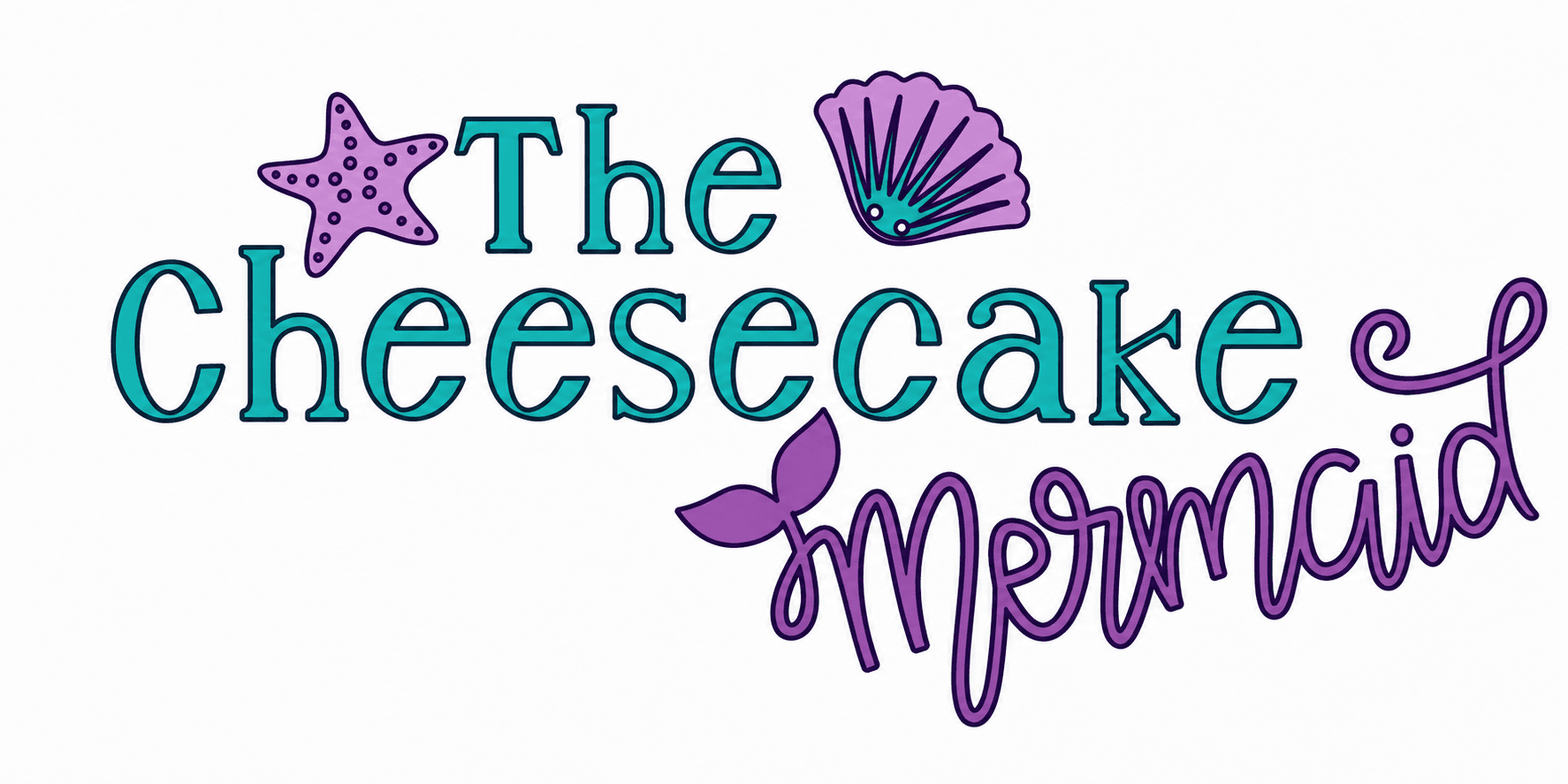 The Cheesecake Mermaid logo